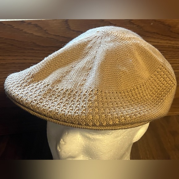 Stetson Other - Stetson Men’s Tan Beige Embroidered Newsboy Cabbie Golf Hat Size Large